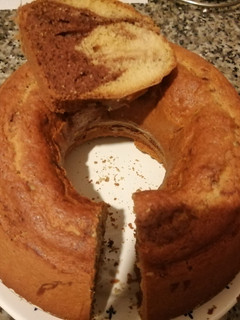 Una foto de Bizcocho marmolado #bizcocheando