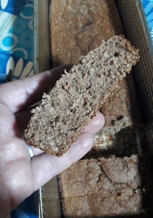 Una foto de Budín de banana sin azúcar
