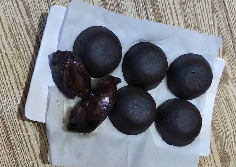 Choco lava brownis coklat meleleh