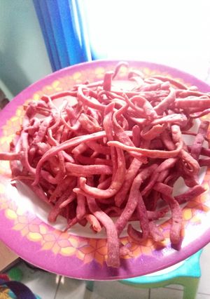 Foto resep Sistik ubi ungu no telur, murah dan enak