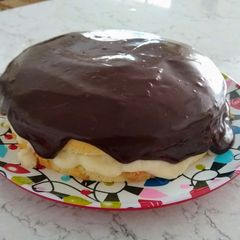 A picture of Boston Cream Pie.
