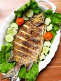 Ikan Baronang Bakar