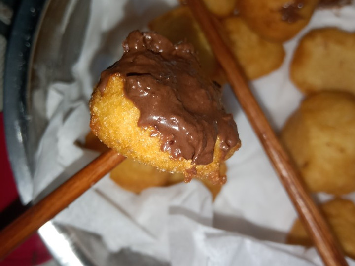 Bagaimana Menyiapkan Donat mini 3 bahan Anti Gagal