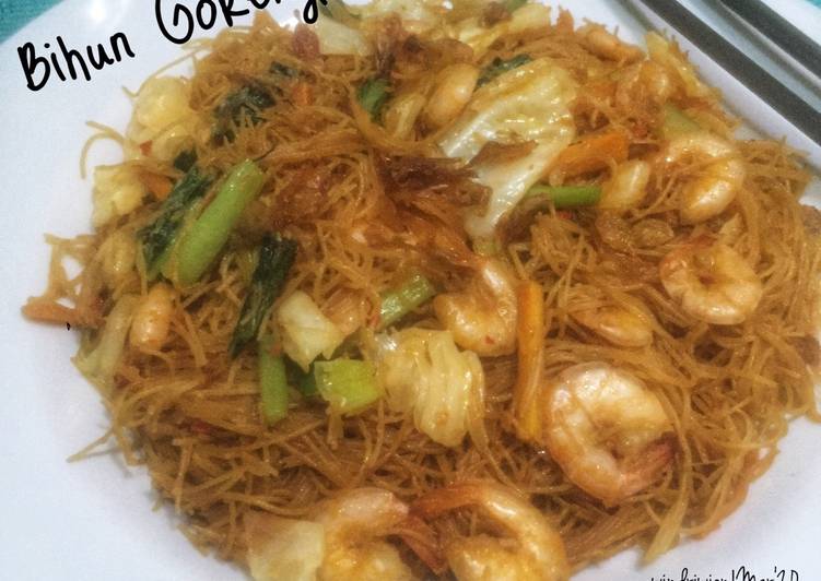 Resep Bihun Goreng Udang yang simpel