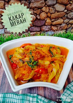 Foto resep 77* Pesmol Ikan Kakap Merah