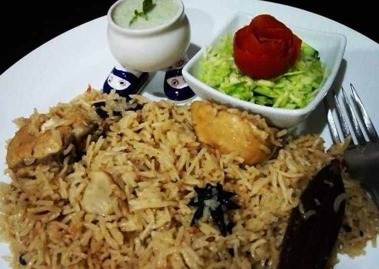 Chicken Pulao (left over) 🍲🍗😋