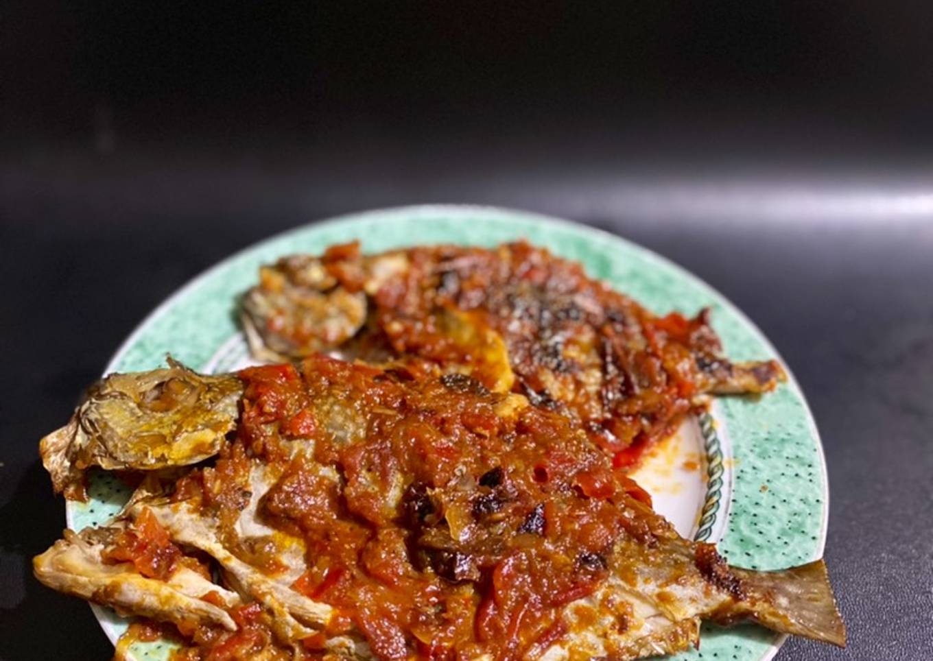 Ikan bakar bumbu rujak