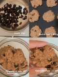 Cemilan Cookies Diet 3 Bahan Oatmeal Pisang Kismis Hanya 60 kalori