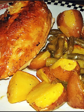 Simple Way Make Recipe Pan-Roasted Chicken with Lemon-Garlic that is So Delicious, Perfect}