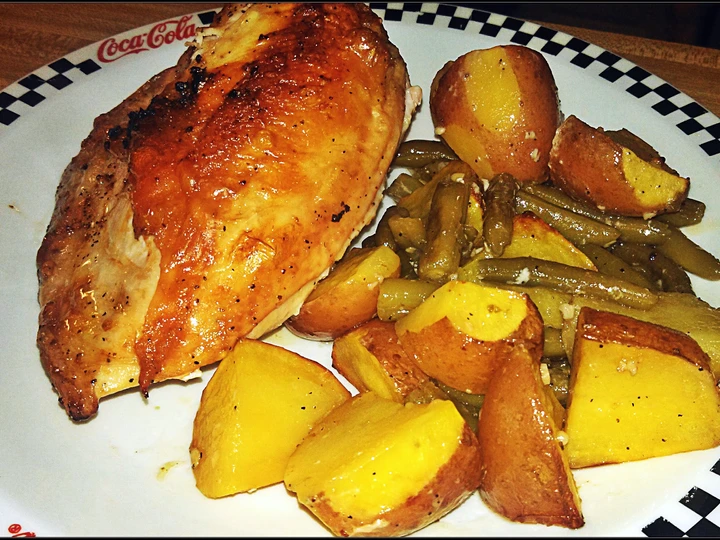 Simple Way Make Recipe Pan-Roasted Chicken with Lemon-Garlic that is So Delicious, Perfect}