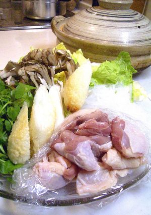 A picture of Easy Kiritanpo (Traditional Rice Dumplings from Akita Prefecture) Kiritanpo Hot Pot.