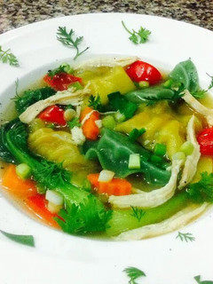 A picture of Kanya's Wonton Soup :).