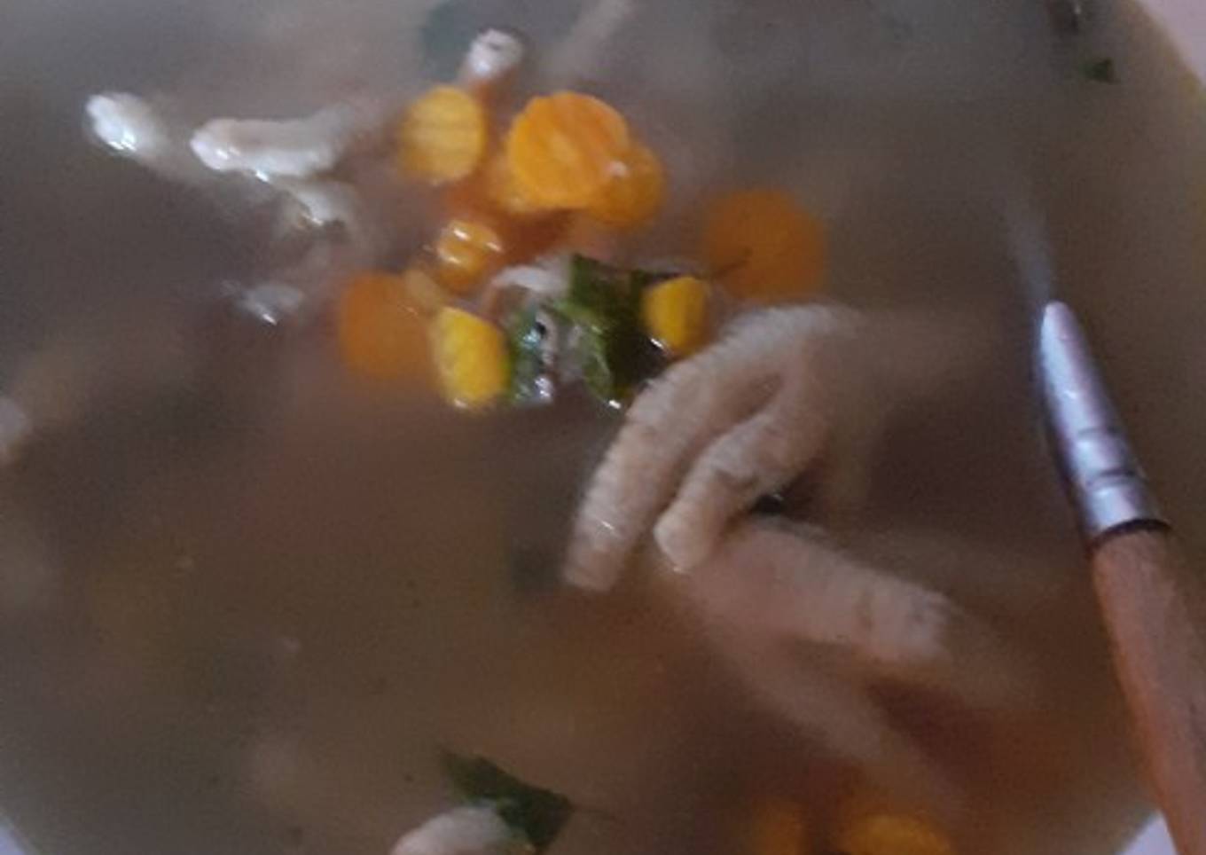 Sup ceker ayam wortel sederhana