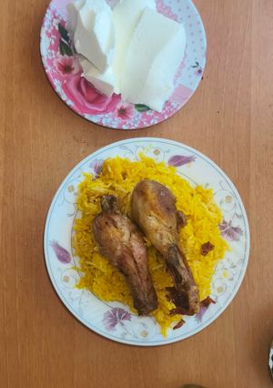 صورة لوصفة رز كبسه مع الافخاذ