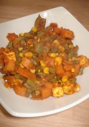 A picture of Mixed Veggie Sabji (Stir Fried Veggies).