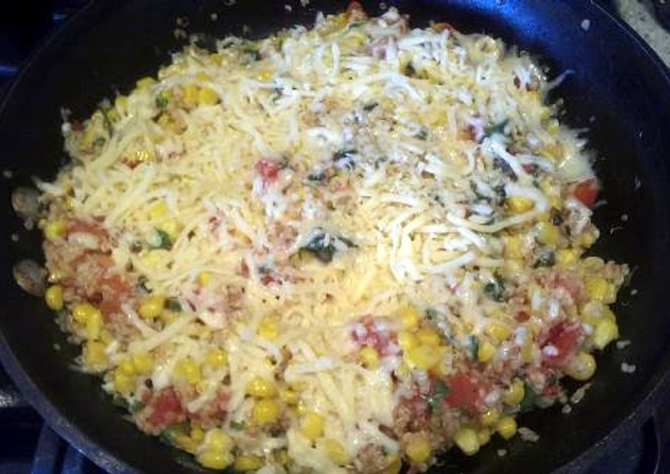 Corn Manchego Quinoa