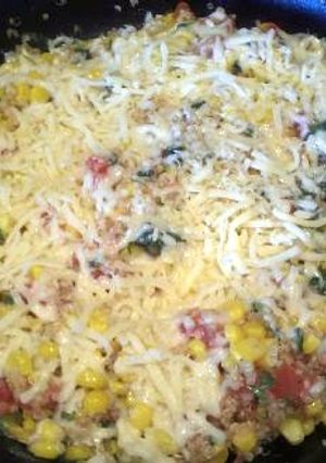 A picture of Corn Manchego Quinoa.