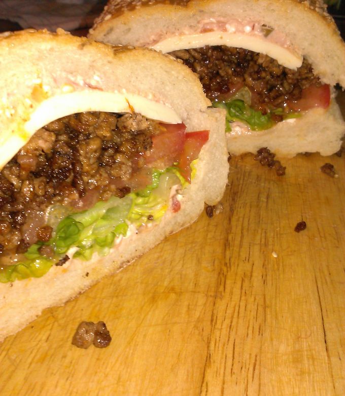 A picture of " Taco Sandwich ".