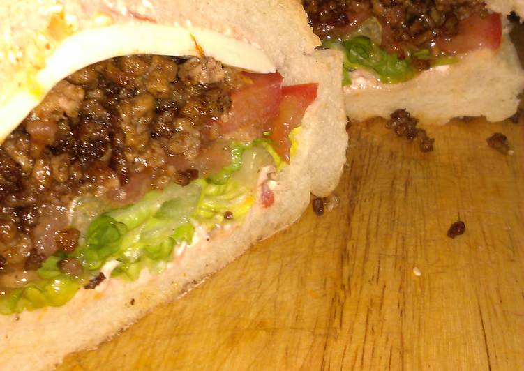Easiest Way to Prepare Super Quick Homemade &#34; Taco Sandwich &#34;