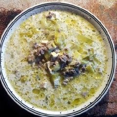 Leek soup (Lauch Suppe) A picture of Leek soup (Lauch Suppe).