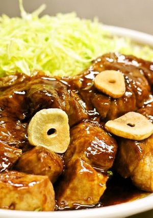 A picture of Yokkaichi's Specialty! Pork Steak.