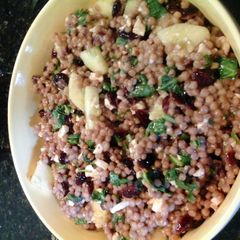 A picture of cranberry couscous salad.