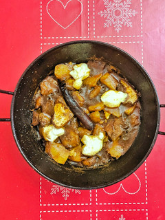 Una foto de Bacalao al all i pebre