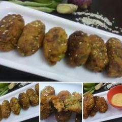 A picture of Rice Cutlets.