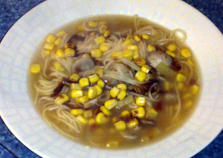 How to Prepare Homemade noodle soup