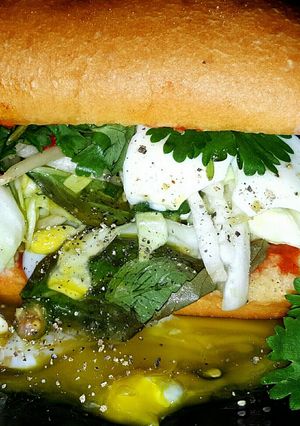 A picture of Mike's Soft Boiled Egg Vietnamese Banh Mi Sandwiches.