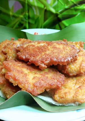 Hình của món Tôm giã chiên.