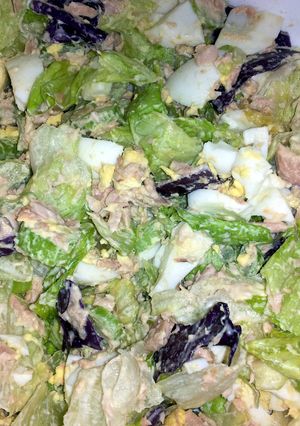 A picture of Mandi's easy tuna salad.