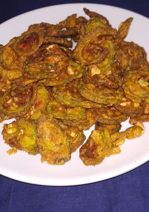 A picture of Bittergurd Chips.