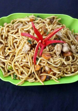 Foto resep Mie goreng ayam (bumbu sederhana)