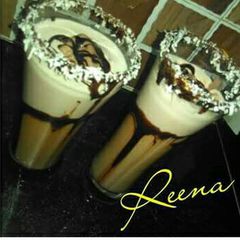 A picture of Chocolate ice cream milk.