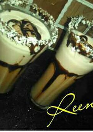 A picture of Chocolate ice cream milk.