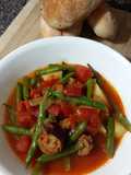 Portuguese Linguica and Green Beans