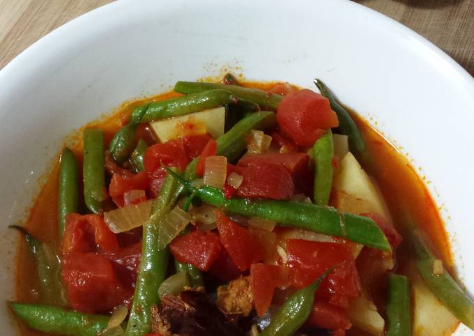 Portuguese Linguica and Green Beans