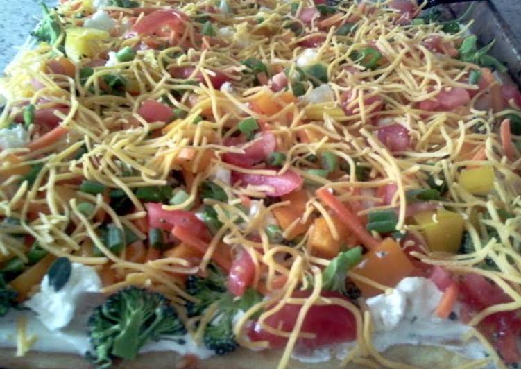 Recipe of Perfect vegetable veggie pizza