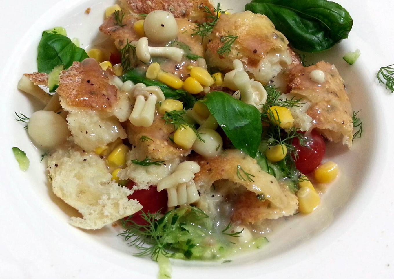 Simple Way to Make Homemade Ciabatta Mushroom Salad
