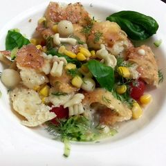 A picture of Ciabatta Mushroom Salad.