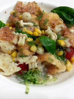 A picture of Ciabatta Mushroom Salad.