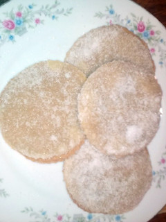 A picture of Gooey peanut butter cookies ( Only 3 ingredients).