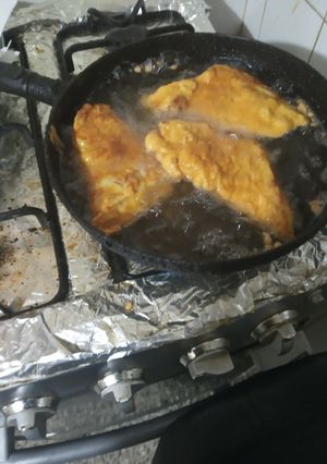 Una foto de Postas de Merluza a la marinera