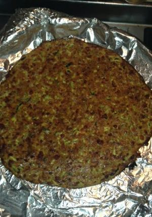 A picture of Zucchini Pizza.