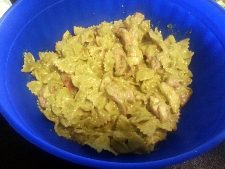 Recipe Creamy Pesto Chicken & Bow Ties the So Delicious So Delicious