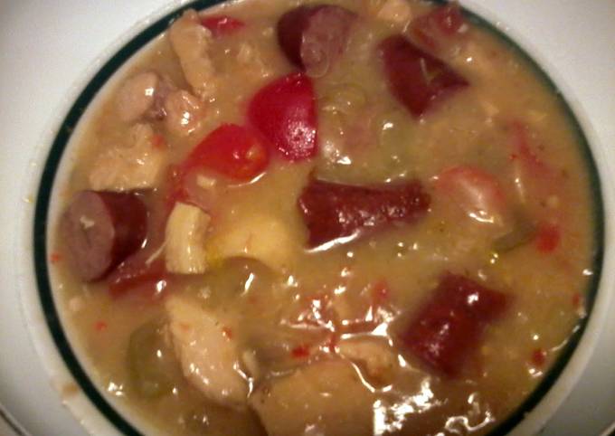 Recipe of Ultimate Chicken and Turkey Sausage Gumbo