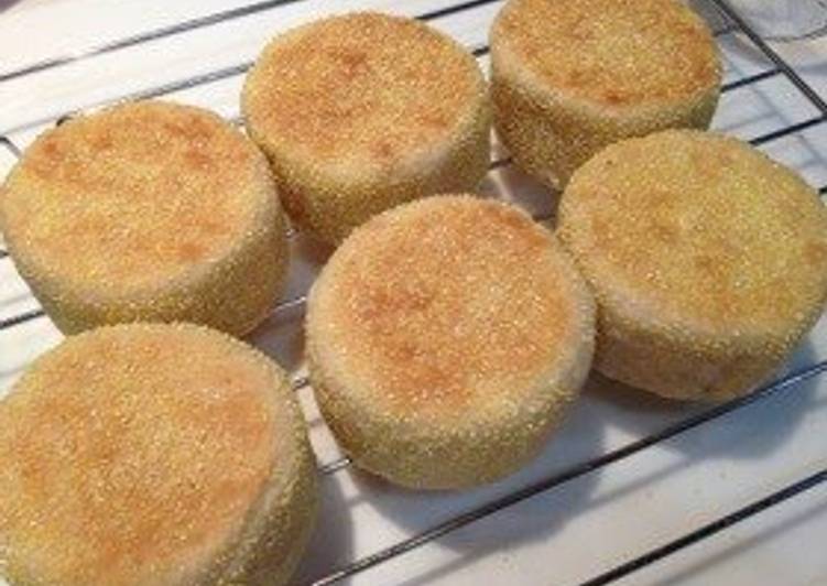 Recipe of Perfect English Muffins Using Handmade Circular Molds