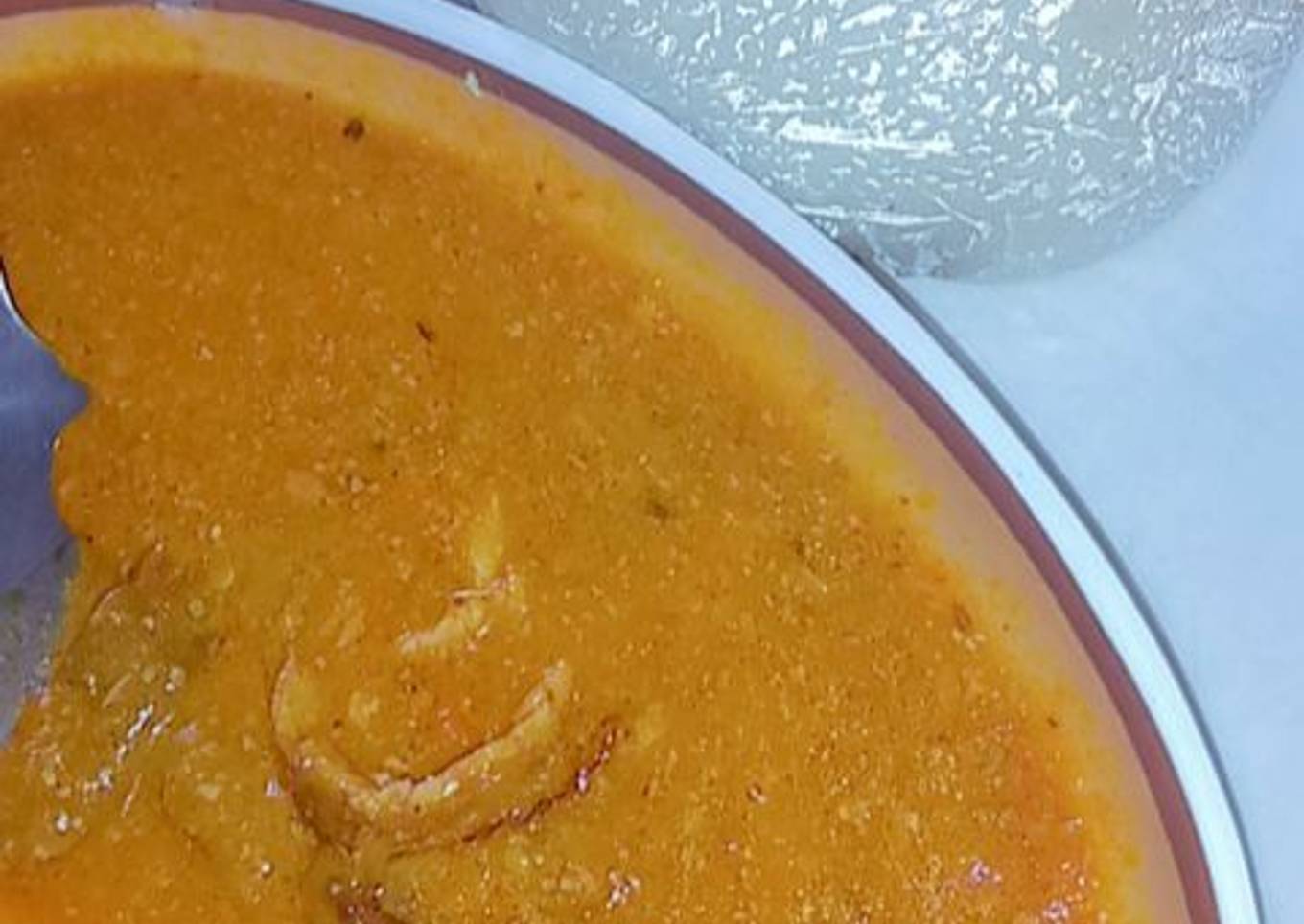 Bankuuu and dry okro soup