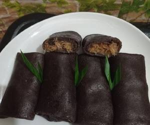 Resep Terbaik Dadar gulung coklat Sedap Nikmat